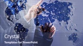  Presentation with transportation air balloon flying - Amazing PPT layouts having cargo vessels cargo flights - businessman in air transportation concept backdrop and a ocean colored foreground