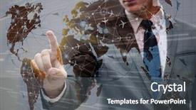  Presentation with transportation - Amazing slides having cargo vessels cargo flights - businessman in world transportation concept backdrop and a dark gray colored foreground