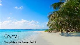  Presentation with maya - PPT layouts enhanced with caribbean beach in costa maya background and a light blue colored foreground