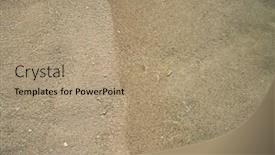  Presentation with caribbean - Audience pleasing PPT theme consisting of caribbean beach sand shore detail clean waters backdrop and a coral colored foreground