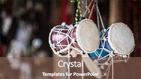  Presentation with aztec - Colorful theme enhanced with aztec background - traditional african drums for sale backdrop and a violet colored foreground