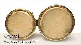  Presentation with drums - PPT layouts consisting of two brown drums isolated background and a blonde colored foreground
