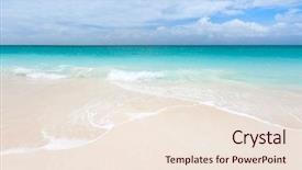  Presentation with caribbean - Amazing slides having caribbean providenciales island in turk backdrop and a  colored foreground