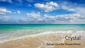  Presentation with maya - Audience pleasing slides consisting of caribean sea riviera maya backdrop and a coral colored foreground