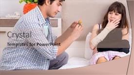  Presentation with caring - Cool new presentation with caring-husband-looking backdrop and a coral colored foreground