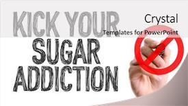  Presentation with marker - Beautiful presentation theme featuring caring too much - hand with marker writing backdrop and a light gray colored foreground