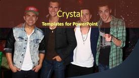  Presentation with announcement - PPT layouts featuring carlos-roberto-pena-jr-james background and a  colored foreground