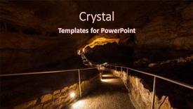  Presentation with usa - Slide set consisting of carlsbad-caverns-national-park background and a  colored foreground