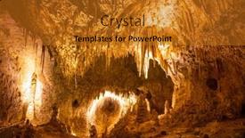  Presentation with usa - Theme enhanced with carlsbad-caverns-national-park background and a gold colored foreground