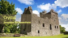  Presentation with renaissance - Cool new PPT layouts with carnasserie castle in kilmartin argyll backdrop and a tawny brown colored foreground
