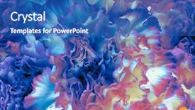  Presentation with blue abstract - Amazing slide deck having carnations - abstract nature background blue carnation backdrop and a teal colored foreground
