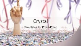  Presentation with carnival - Audience pleasing slide deck consisting of carnival background - allah la o carnival wood hand backdrop and a lemonade colored foreground