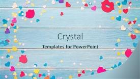  Presentation with valentine - Audience pleasing PPT theme consisting of carnival-birthday-valentine-s-day backdrop and a light blue colored foreground