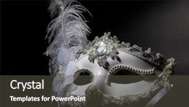  Presentation with brazil carnival - PPT theme having carnival mask carnival national holiday background and a dark gray colored foreground