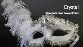  Presentation with brazil carnival - Theme featuring carnival mask carnival national holiday background and a dark gray colored foreground