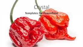  Presentation with capsicum - Cool new theme with carolina-reaper-the-hottest-chile backdrop and a white colored foreground