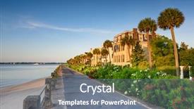  Presentation with battery - Cool new slide set with carolina usa at the historic backdrop and a gray colored foreground