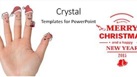  Presentation with white pigeon against the blue - Amazing presentation design having caroling - christmas caroler fingers against white backdrop and a white colored foreground