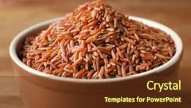  Presentation with cargo - Beautiful PPT layouts featuring carotene - bowl with raw red cargo backdrop and a  colored foreground