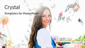  Presentation with navratri festival front page pdf - Cool new slide deck with carousel at bavarian folk festival backdrop and a  colored foreground