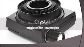  Presentation with projector - Presentation theme consisting of carousel slide projector isolated background and a  colored foreground