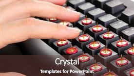  Presentation with carpal tunnel - Amazing presentation having carpal tunnel syndrome - painful typing on keyboard close-up backdrop and a tawny brown colored foreground