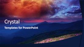  Presentation with pink beauty - Colorful slide deck enhanced with woman buys a broccoli in a store backdrop and a gray colored foreground