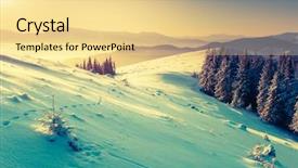  Presentation with happy new year - Amazing theme having ski lift cable booth or car with a mountainbike on the side unmarked austria in summer backdrop and a white colored foreground