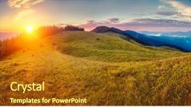  Presentation with sunlight - Cool new slide deck with carpathian ukraine europe beauty world backdrop and a  colored foreground