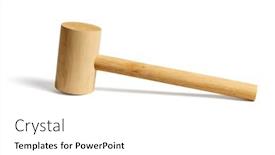  Presentation with wooden - Presentation consisting of carpentry-tool-wooden-hammer background and a white colored foreground