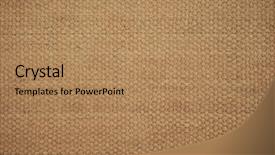  Presentation with woven - Audience pleasing PPT layouts consisting of carpet installation - top view of a woven backdrop and a coral colored foreground