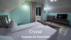  Presentation with automotive interior inside car - Colorful theme enhanced with carpet tv set in hotel backdrop and a gray colored foreground