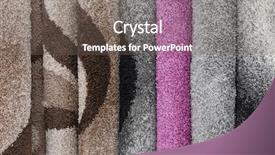  Presentation with carpet - PPT layouts with carpets variety selection rolled up background and a gray colored foreground