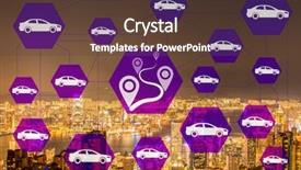  Presentation with carpooling - Amazing slide set having carpool - ridesharing and carpooling concept backdrop and a  colored foreground