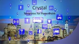  Presentation with carpooling - Audience pleasing slide deck consisting of carpool - ridesharing and carpooling concept backdrop and a  colored foreground