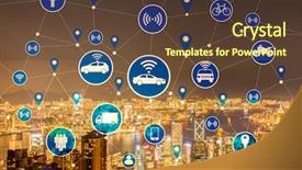  Presentation with carpooling - Audience pleasing PPT theme consisting of carpool - ridesharing and carpooling concept backdrop and a tawny brown colored foreground