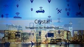  Presentation with carpooling - Presentation featuring carpool - ridesharing and carpooling concept background and a light blue colored foreground