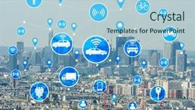  Presentation with carpooling - Amazing presentation having carpool - ridesharing and carpooling concept backdrop and a light blue colored foreground