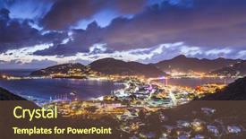  Presentation with dutch - Theme consisting of carribean - philipsburg sint maarten dutch antilles background and a tawny brown colored foreground