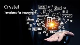  Presentation with great idea - Cool new slide deck with carrying out great success idea mixed media backdrop and a black colored foreground