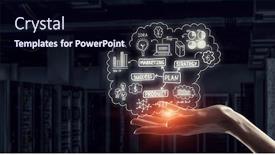  Presentation with great idea - Cool new theme with carrying out great success idea mixed media backdrop and a wine colored foreground