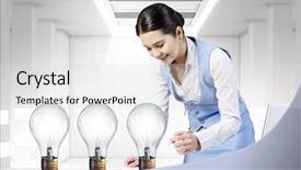  Presentation with new ideas - Amazing PPT layouts having carrying out new effective ideas backdrop and a light gray colored foreground