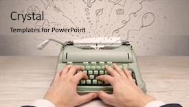  Presentation with doodles - Slide set enhanced with doodles idea message plane car background and a soft green colored foreground