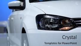  Presentation with cars - Amazing theme having cars in a showroom backdrop and a light blue colored foreground