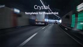  Presentation with modern color - Colorful slide set enhanced with cars-on-a-highway-going backdrop and a wine colored foreground