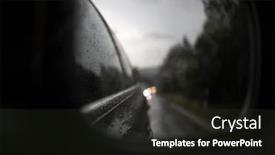  Presentation with cars - Amazing PPT layouts having cars-on-a-highway backdrop and a dark gray colored foreground