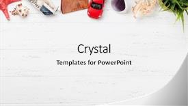  Presentation with passport travel - Presentation design with cars skelet - travel vacation background concept background and a white colored foreground