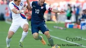  Presentation with usa soccer - PPT layouts having carson-ca-feb-01-korea background and a seafoam green colored foreground