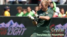  Presentation with game world - Cool new slide deck with carson-ca-july-24-manchester backdrop and a tawny brown colored foreground