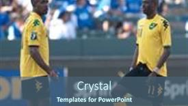  Presentation with gold start - 